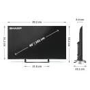 SHARP 40HF3865E 101cm-es Full HD QLED Google TV