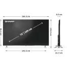 SHARP 75JP7265E Ultra 4K QLED MiniLED Google Televízió