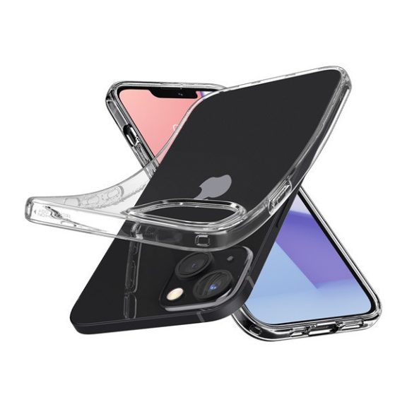 Spigen Liquid Crystal Apple iPhone 13 tok, Crystal Clear, átlátszó