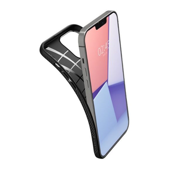 Spigen Liquid Air Apple iPhone 13 Pro tok, Matte Black, fekete