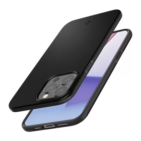 Spigen Thin Fit Apple iPhone 13 Pro tok, Black, fekete