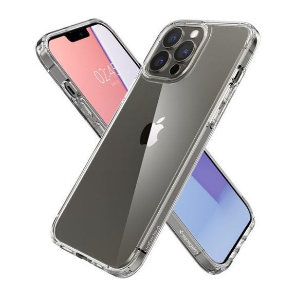Spigen Ultra Hybrid Apple iPhone 13 Pro Max tok, Crystal Clear, átlátszó