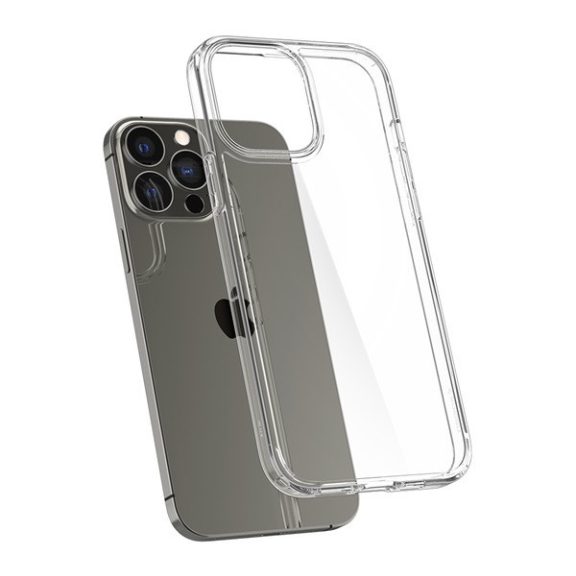 Spigen Ultra Hybrid Apple iPhone 13 Pro Max tok, Crystal Clear, átlátszó