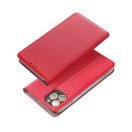 Magnet Apple iPhone 13 Pro mágneses flip tok, piros
