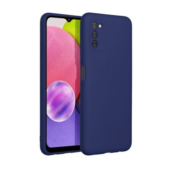 Forcell Soft Samsung Galaxy A03s szilikon tok, sötét kék