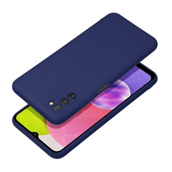 Forcell Soft Samsung Galaxy A03s szilikon tok, sötét kék