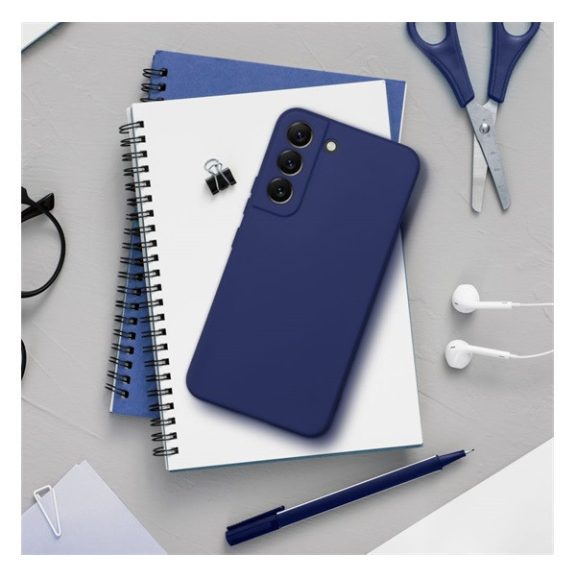 Forcell Soft Samsung Galaxy A03s szilikon tok, sötét kék