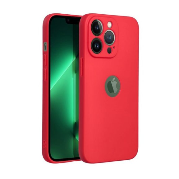 Forcell Soft Apple iPhone 13 Pro szilikon tok, piros