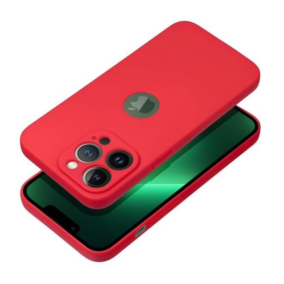 Forcell Soft Apple iPhone 13 Pro szilikon tok, piros