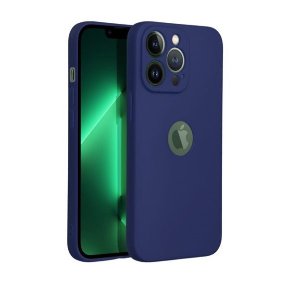 Forcell Soft Apple iPhone 13 Pro szilikon tok, sötét kék