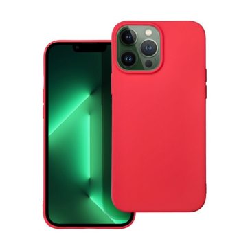 Forcell Soft Apple iPhone 13 Pro Max szilikon tok, piros
