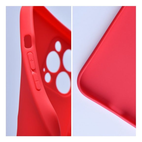 Forcell Soft Apple iPhone 13 Pro Max szilikon tok, piros