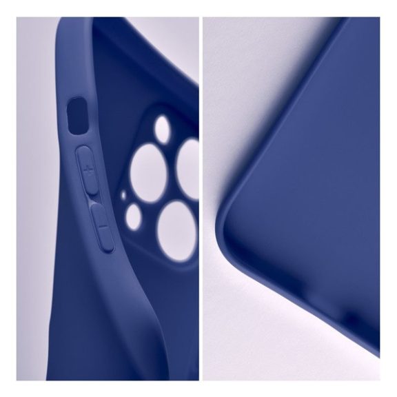 Forcell Soft Apple iPhone 13 Pro Max szilikon tok, sötét kék
