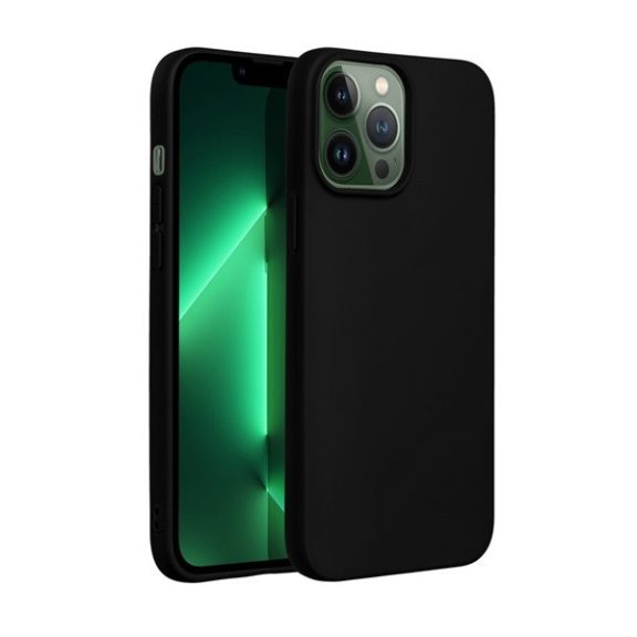 Forcell Soft Apple iPhone 13 Pro Max szilikon tok, fekete