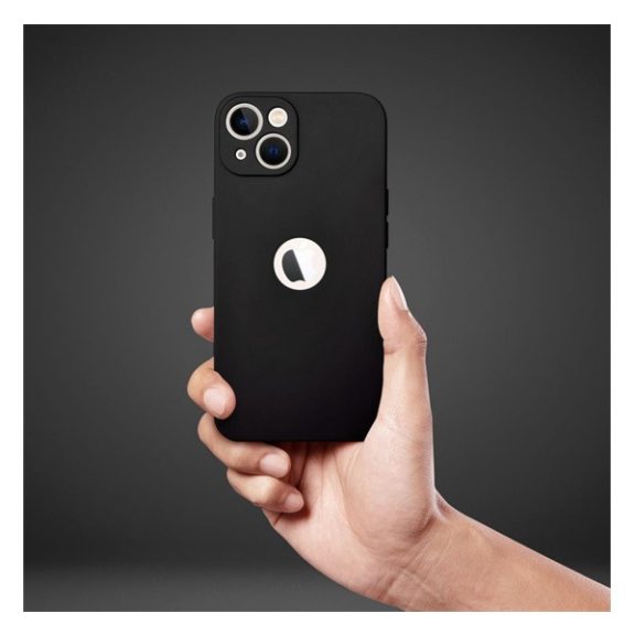 Forcell Soft Apple iPhone 13 Pro Max szilikon tok, fekete