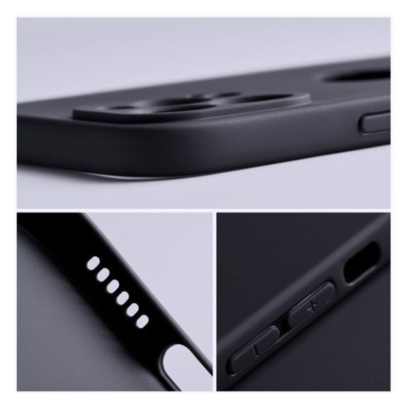 Forcell Soft Apple iPhone 13 Pro Max szilikon tok, fekete