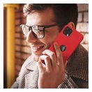 Forcell szilikon hátlapvédő tok Samsung Galaxy A03s, piros