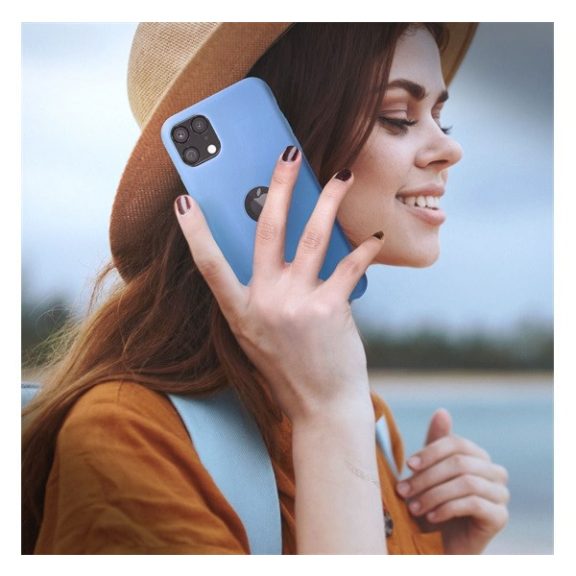 Forcell szilikon hátlapvédő tok Samsung Galaxy A03s, kék