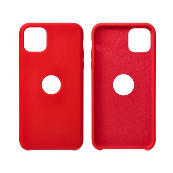 Forcell szilikon hátlapvédő tok Apple iPhone 13 Pro Max, piros