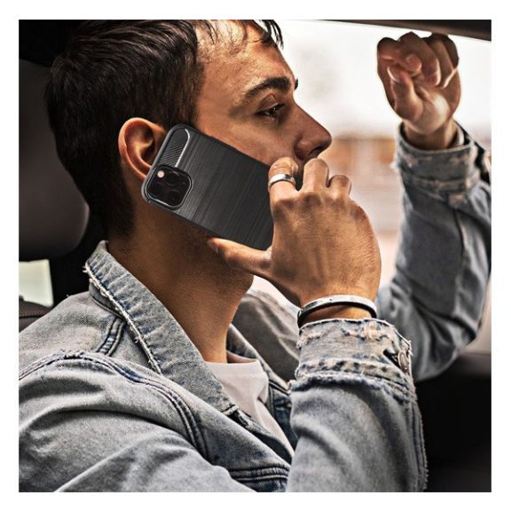 Forcell Carbon hátlap tok Xiaomi 11T/11T Pro, fekete