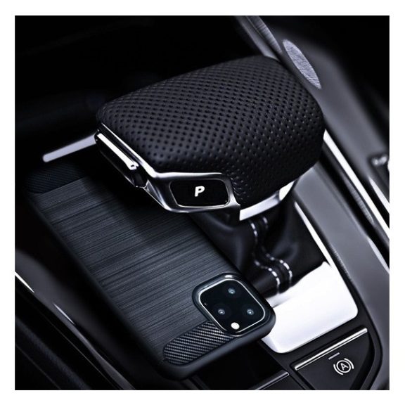 Forcell Carbon hátlap tok Xiaomi 11T/11T Pro, fekete