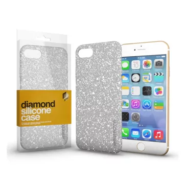   Xprotector Diamond szilikon hátlap tok, Samsung Galaxy A22 LTE, ezüst