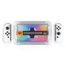 Spigen Glas.tR EZ Fit Nintendo Switch OLED tempered kijelzővédő fólia felhelyező kerettel (2db)
