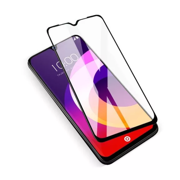 Apple iPhone 13 Pro Max Full Glue Ceramic hajlított tempered glass kijelzővédő üvegfólia, fekete