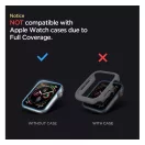 Spigen Pro Flex EZ Fit Apple Watch S9 / S8 / S7 45mm tempered kijelzővédő fólia felhelyező kerettel (2db)