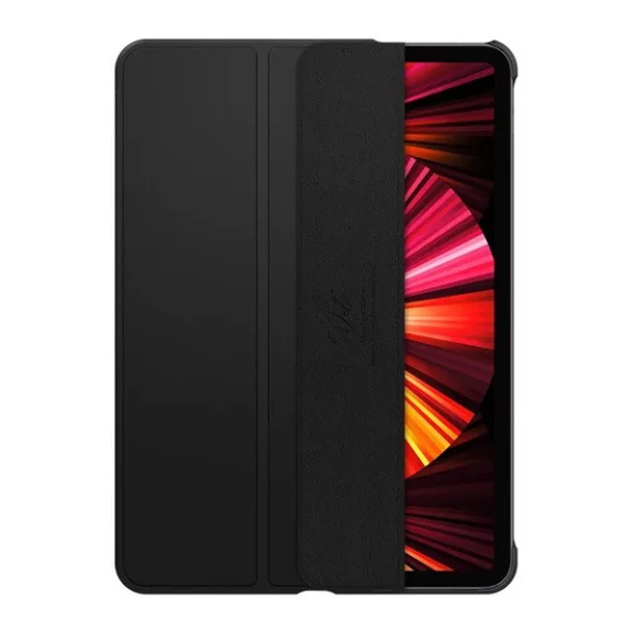 Spigen Smart Fold Plus Apple iPad Pro 11" (2021) / Air 4 (2020) / Ipad Air 11" (2024) oldalra nyíló tok, fekete
