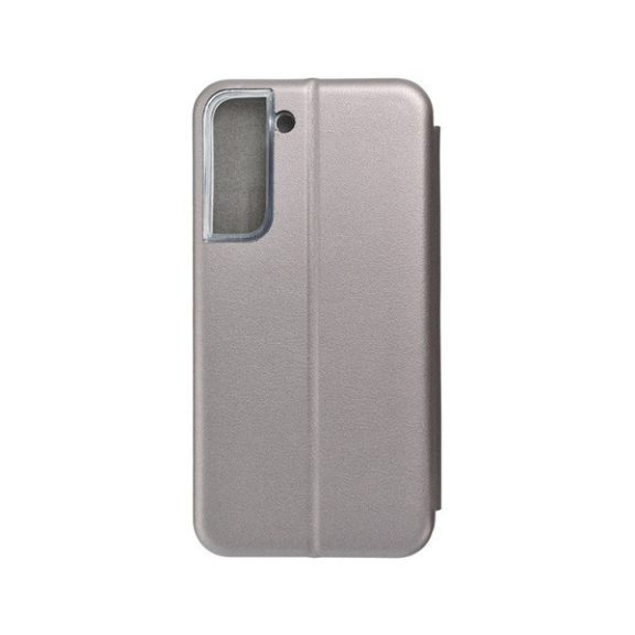 Forcell Elegance oldalra nyíló hátlap tok Samsung Galaxy S22+, szürke