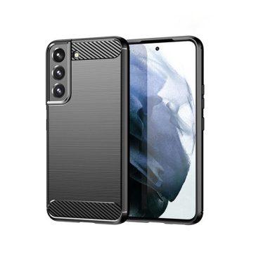 Forcell Carbon hátlap tok Samsung Galaxy S22+, fekete