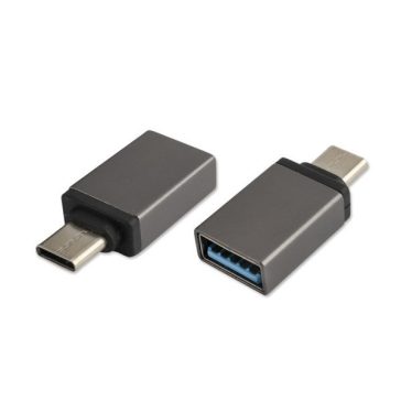 4smarts Passive USB-C - USB-A 3.0 adapter, szürke