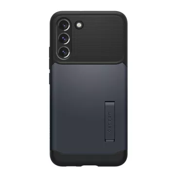   Spigen Slim Armor Samsung Galaxy S22+ tok, Metal Slate, sötétkék