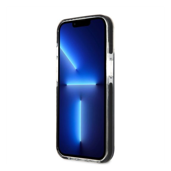 Karl Lagerfeld Choupette Head TPE szilikon hátlap tok Apple iPhone 13, fekete