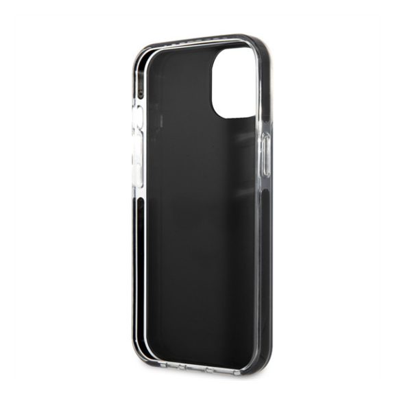 Karl Lagerfeld Choupette Head TPE szilikon hátlap tok Apple iPhone 13, fekete