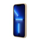 Guess Saffiano Triangle Apple iPhone 13 mini hátlap tok, bézs