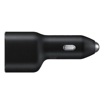   Samsung EP-L4020NBEGEU autós szivargyújtó gyorstöltő, USB-C + USB, 40W, fekete
