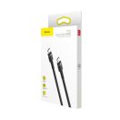 Baseus Cafule USB-C gyorstöltő töltő- és adatkábel, 2m, szürke-fekete