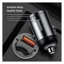Baseus Tiny Star autós szivargyújtó gyorstöltő USB, 30W, szürke