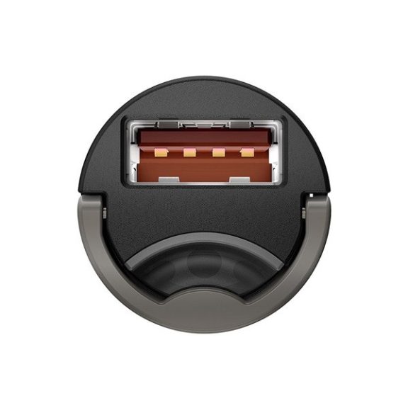 Baseus Tiny Star autós szivargyújtó gyorstöltő USB, 30W, szürke