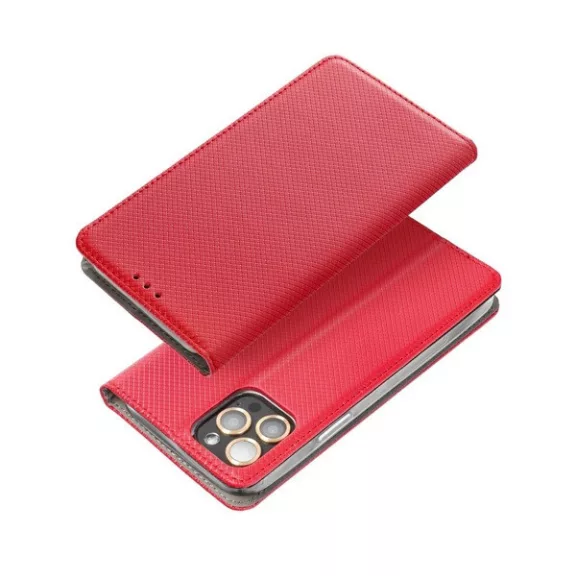 Magnet Samsung Galaxy A53 5G mágneses flip tok, piros
