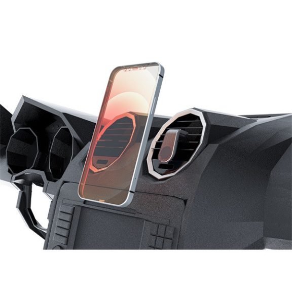 Phoner PH-ZJ119 mágneses autós tartó szellőzőrácsba, fekete