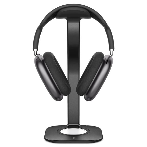 Spigen Nanotac Apple Airpods Max Stand MagFit, Magsafe asztali töltőpad és Apple AirPods Max tartó állvány, fekete