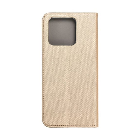 Magnet Xiaomi Redmi 10C mágneses flip tok, arany