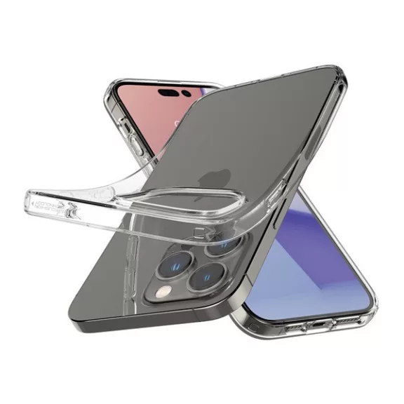 Spigen Liquid Crystal Apple iPhone 14 Pro tok, Crystal Clear, átlátszó
