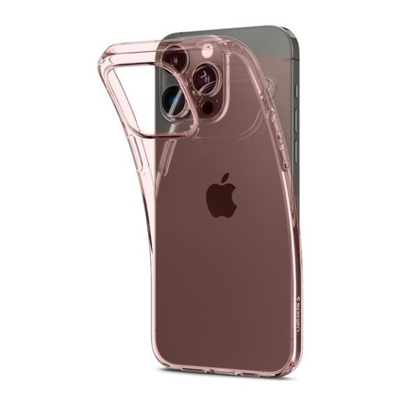 Spigen Crystal Flex Apple iPhone 14 Pro tok, Rose Crystal, rózsaszín-átlátszó