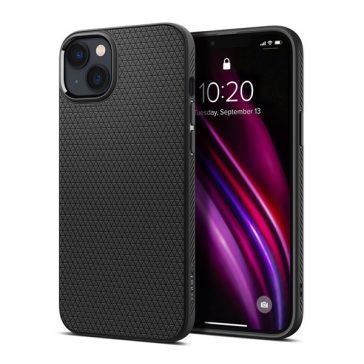 Spigen Liquid Air Apple iPhone 14 tok, Matte Black, fekete