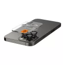 Spigen Glas.tR EZ Fit Optik Pro Apple iPhone 14 Pro / 14 Pro Max / 15 Pro / 15 Pro Max / 16 Pro / 16 Pro Max / 17 Pro / 17 Pro Max, Tempered kameralencse-védő fólia felhelyező kerettel, fekete (2db)