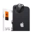 Spigen Glas.tR Optik Apple iPhone 14 Pro / 14 Pro Max / 15 Pro / 15 Pro Max / 16 Pro / 16 Pro Max, Tempered kameravédő fólia, fekete (2db)